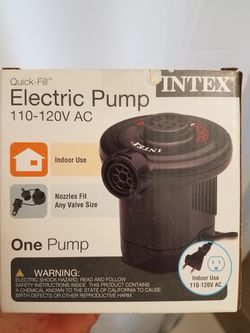 Intex Electric Inflatable mattress Pump