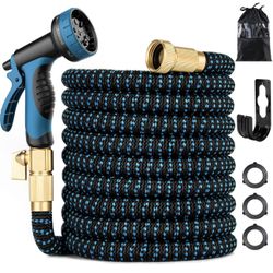 100 ft Expandable Garden Hose (Blue)