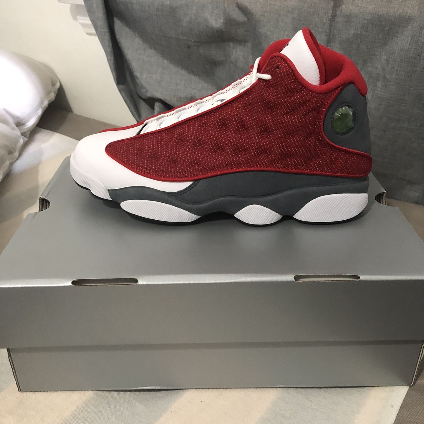 Jordan Retro 13 (Gs) Red Gray !!