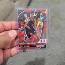 Theo Maledon Rookie Draft Pick Red Cracked Ice Prizm Basketball Card/taking Offers