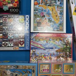 Six New Jigsaw Puzzles Roll Up Puzzle Mat Instead Of Puzzle Sorting Trays