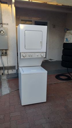 24 inch wede stackable washer gas dryer