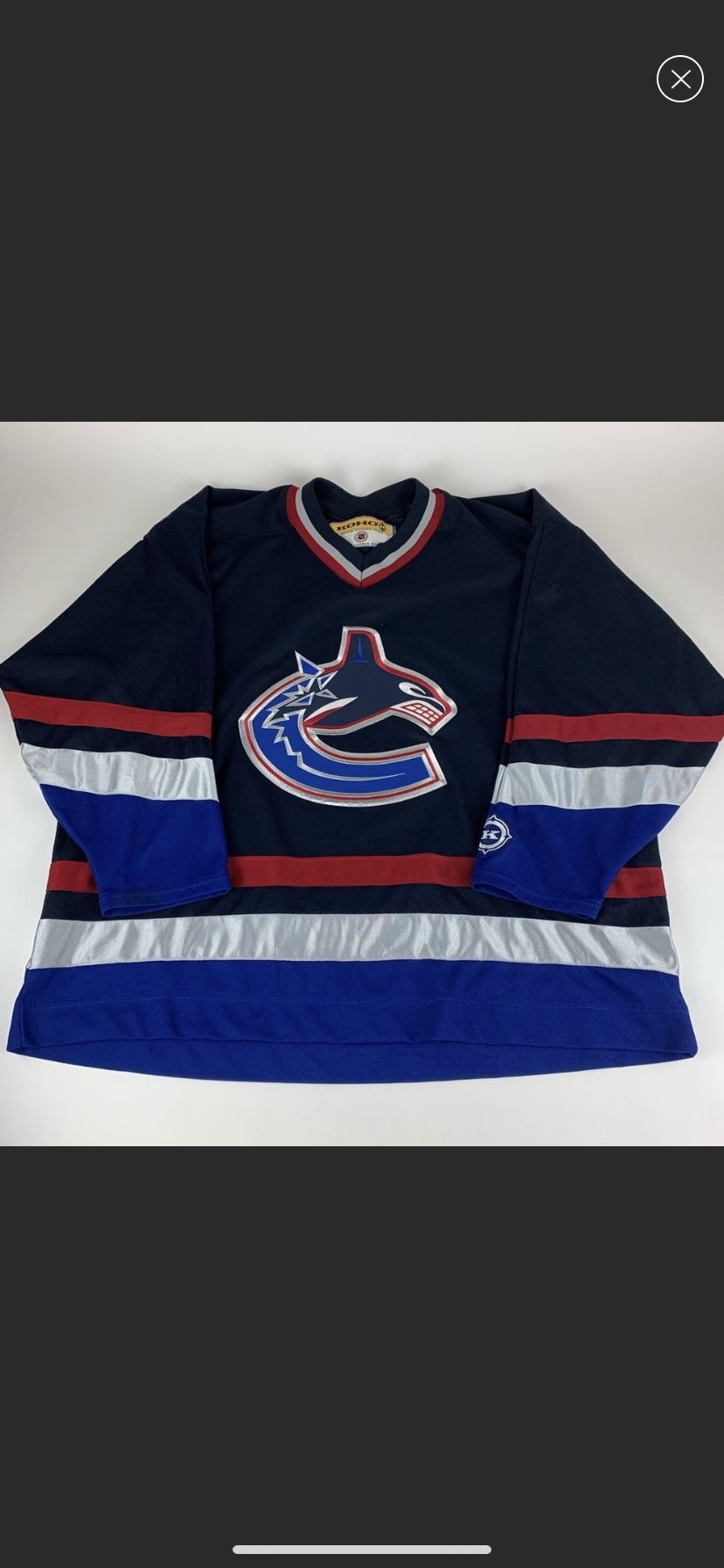 Vancouver Canucks NHL Vintage KOHO Hockey Jersey