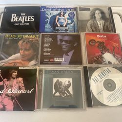 1980s Cds Rod stewart, Kenny G The Beatles