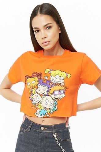 Forever 21 Rugrats Cropped Tee