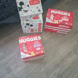 Brand New Boxes Of Huggies  $20 Each 