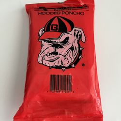 Georgia Bulldogs  Collegiate Licensed Product Hooded Poncho 