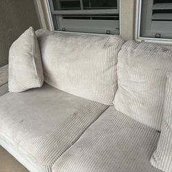 Beige Sofa 