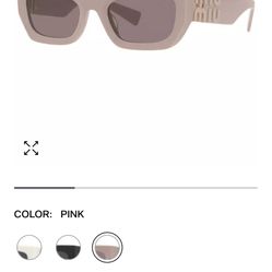 Miu Miu Pink Sunglasses 