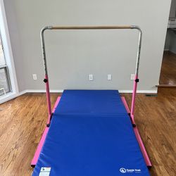 Tumbl Trak Jr. Bar Pro and Practice Mat Bundle