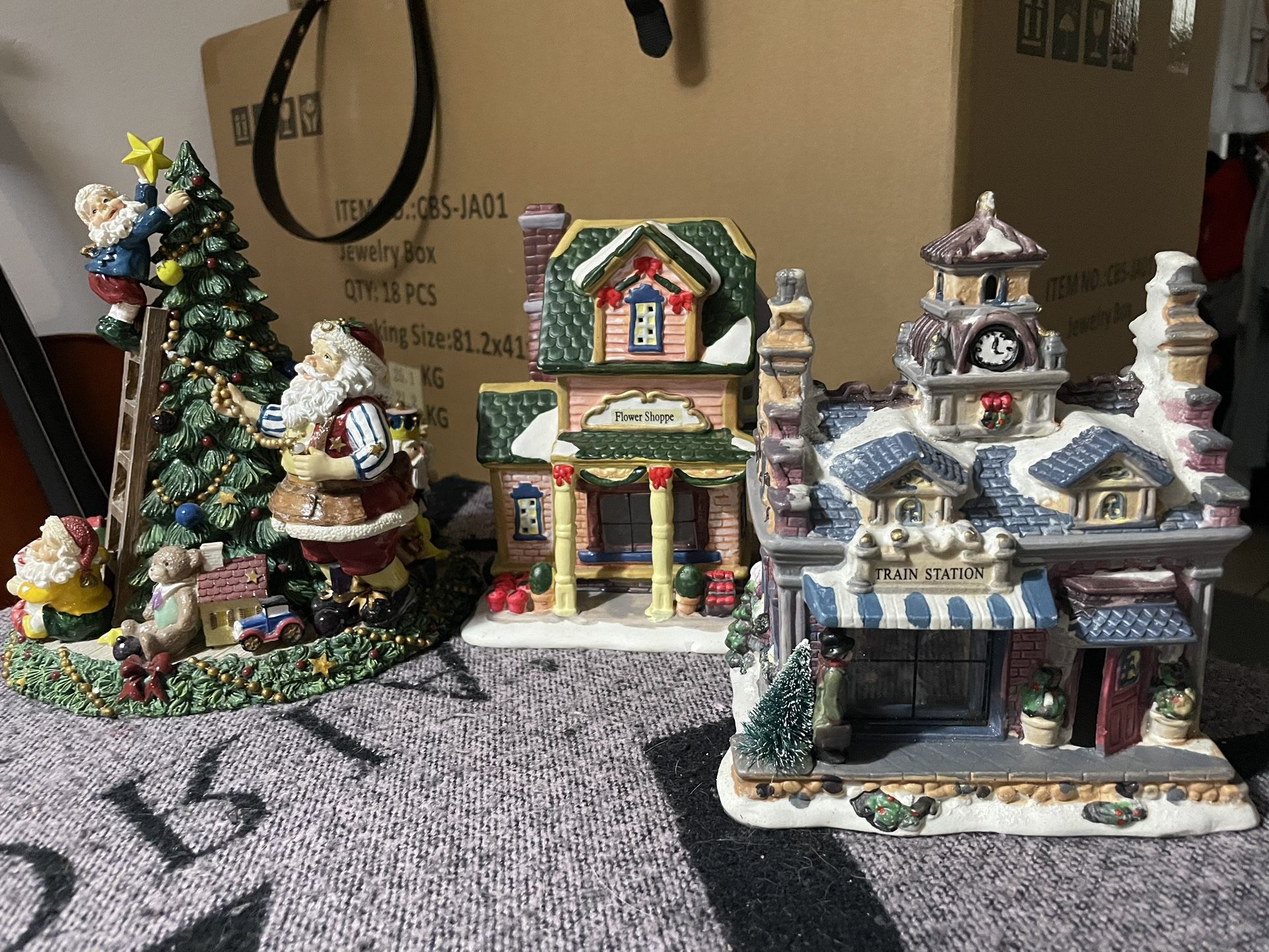 Christmas Decor Village Houses