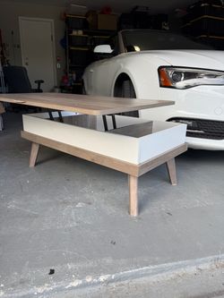 Small coffee table with storage