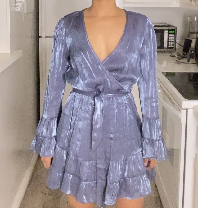 Satin Mini Dress