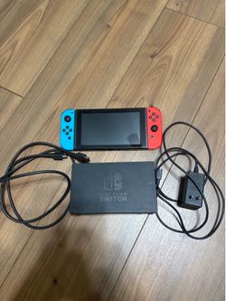 Nintendo Switch with Neon Blue and Neon Red Joy-Con (HAC-001-01)