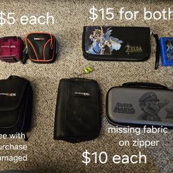 Nintendo DS, 3DS And Switch Videogame Cases