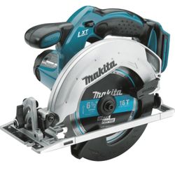 Makita XSS02Z 18V LXT Lithium-Ion Cordless 6-1/2" Circular Saw and Cordless Weed Wacker Kit