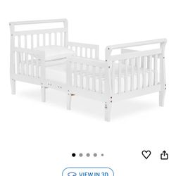 Dream On Me 3 In 1 Convertible Wooden Toddler Bed White
