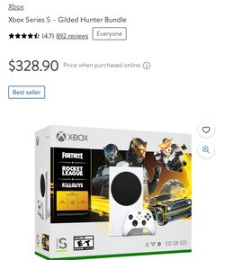 Xbox Series S - Gilded Hunter Bundle $230