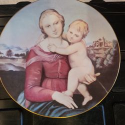 Cowper Madonna And Child Plate