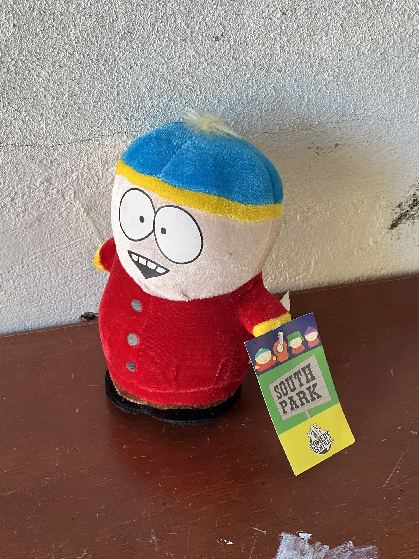 Near Mint Condition! 2008 Comedy Central South Park Cartman Plush 11" X 5" X 8"