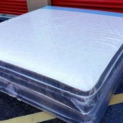 NEW KING PILLOW TOP MATTRESS AND BOX SPRING 