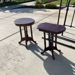 Two Cool OLD End Tables