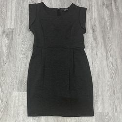 Twenty-One Little Black/ Dark Gray Dress. Stretch Flattering Medium 