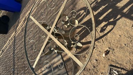 Patio table Round Iron