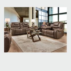 New Motion Sofa And Loveseat For $1399