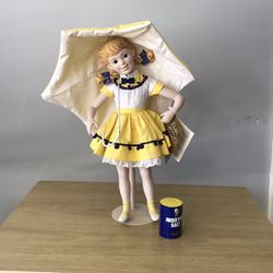 Salt Box Porcelain Doll
