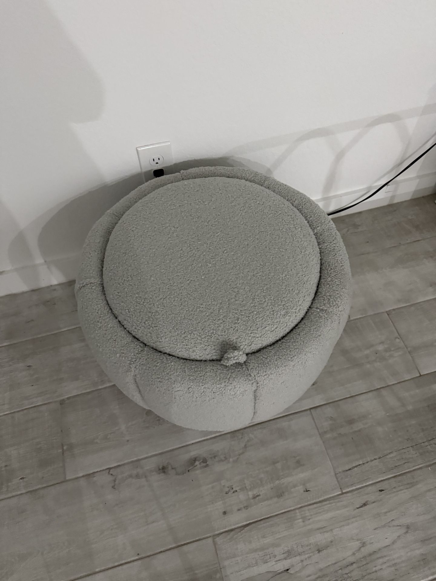 Grey Ottoman