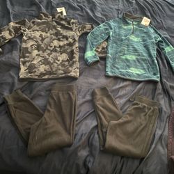 Boys Size 8 Fleece Sets New 