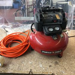 Porter Cable Air Compressor 6 Gallons 150 Psi