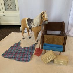 American Girl Doll OG horse set