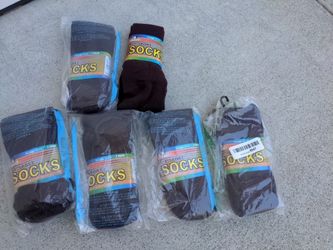 NEW 6 Pairs All Sport Socks, X-Large 13-15, Great For Baseball, Football, Soccer