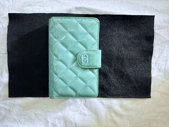 Chanel Quilted Patent Leather Wallet