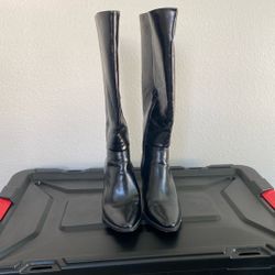 Black Knee High Boots 