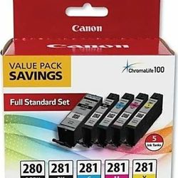 Brand New Cannon 280 and 281 Ink Cartridges