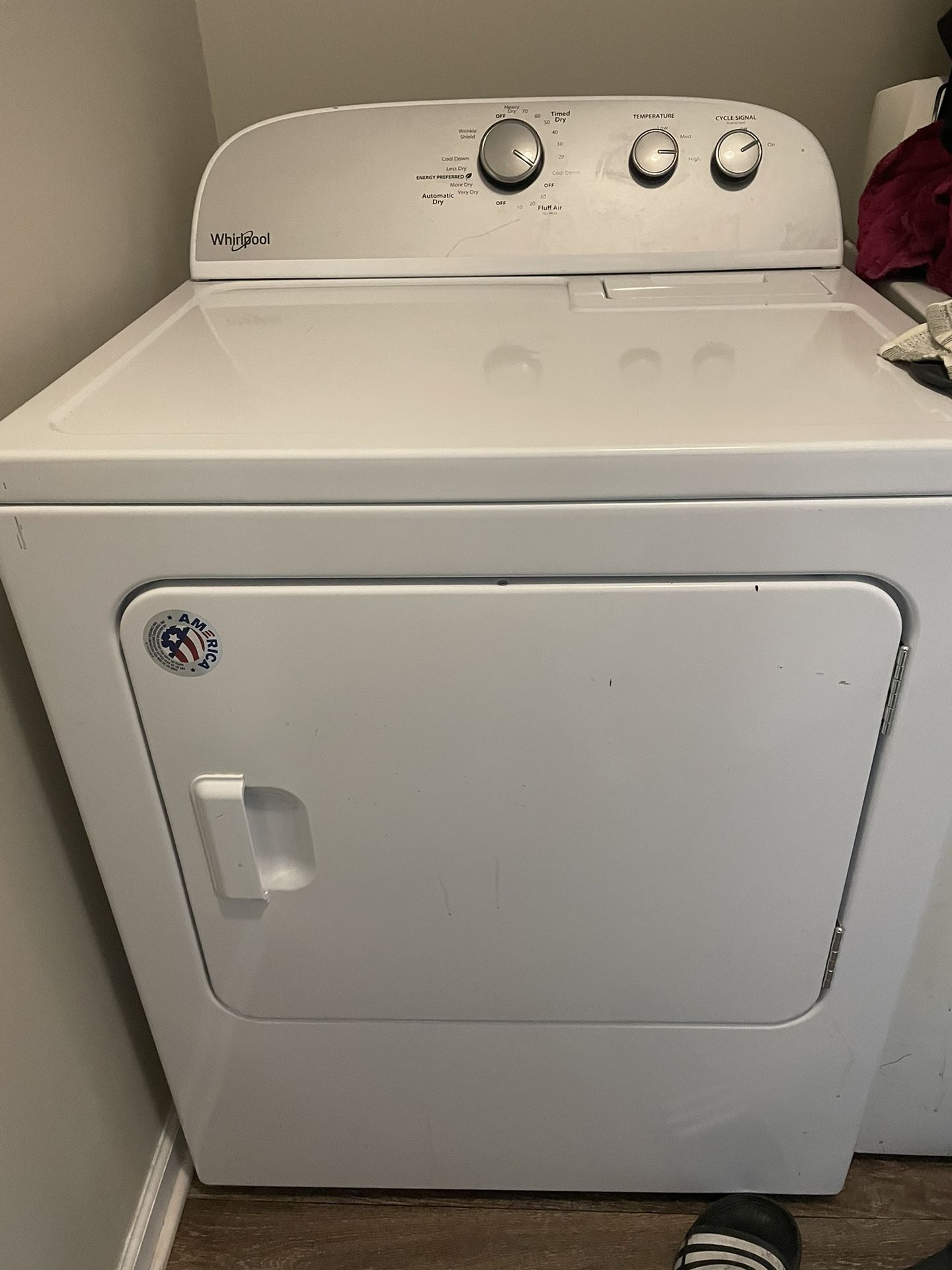 Whirlpool WED4815E 7.0 cu ft dryer