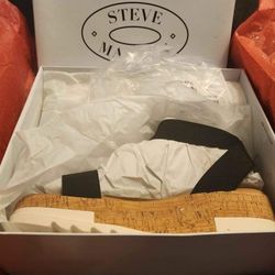 Steve Madden Black Elba Wedge 