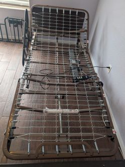 Twin size hospital bed