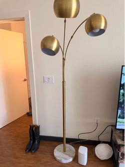 Gold lamp