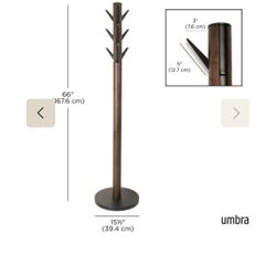 Umbra Flapper coat rack - like new