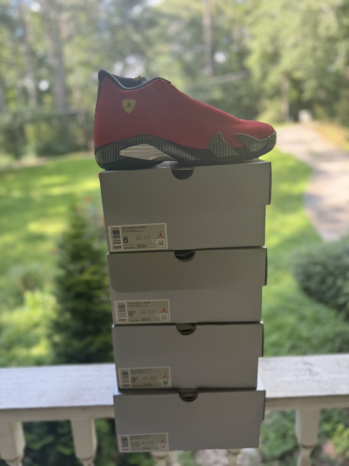 Jordan 13 Ferrari Men Size 8 , 8.5 , 10