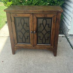 Brown Wood Cabinet Dresser