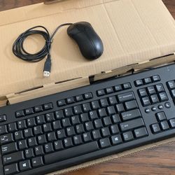 Desktop Monitor, Mouse And new Keyboard 