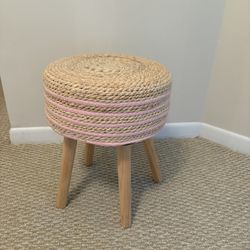 Boho Woven Stool  Kids 