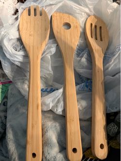 Wooden 3 sooons
