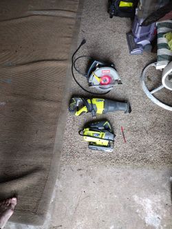 The Jigsaw And The Sawzall Is Brand New And The Saw Is In Good Condition