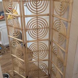Gorgeous Boho Rattan Divider